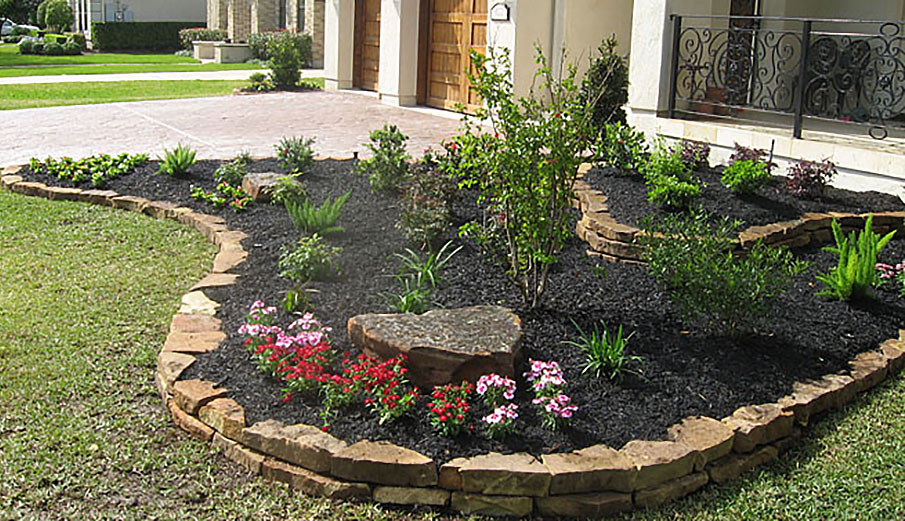 Landscape Design, Installation, Yardbirds Landscaping Kingwood TX.