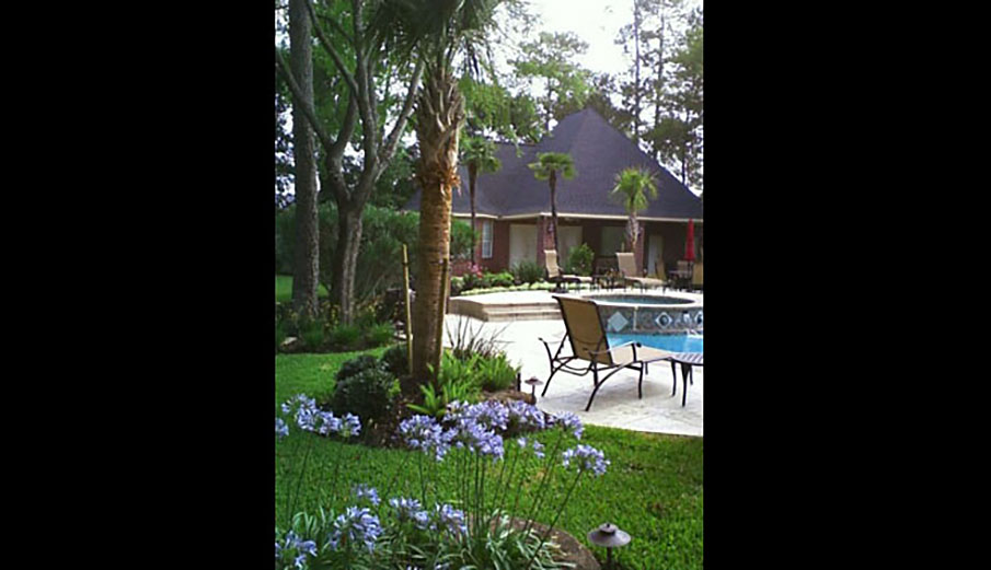 Landscape Design, Installation, Yardbirds Landscaping Kingwood TX.