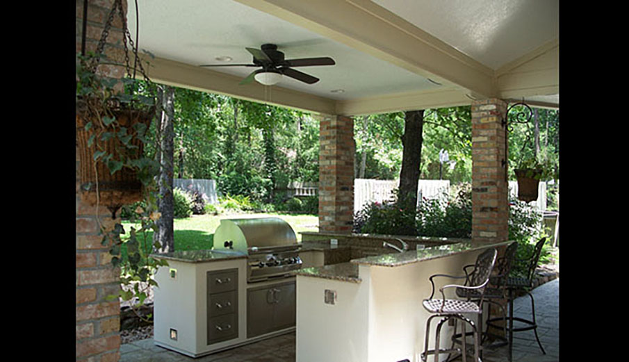 Extreme Outdoor Luxury Kitchens, Patio Kitchens, Kingwood TX.