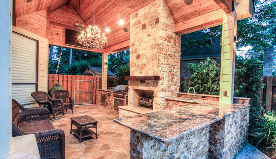 Extreme Outdoor Luxury Kitchens, Patio Kitchens, Kingwood TX.