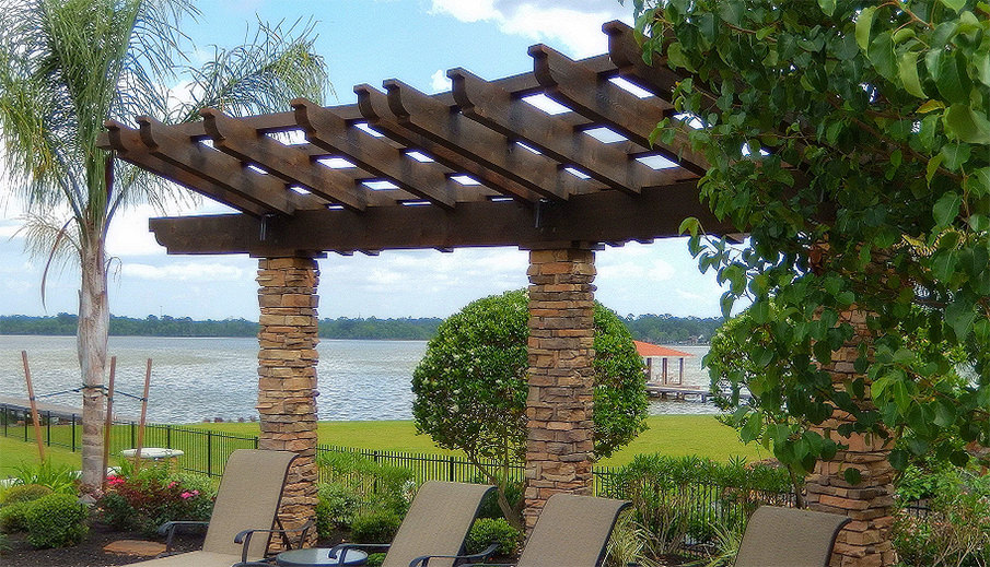 Stone Patios, Decks, Pergolas.