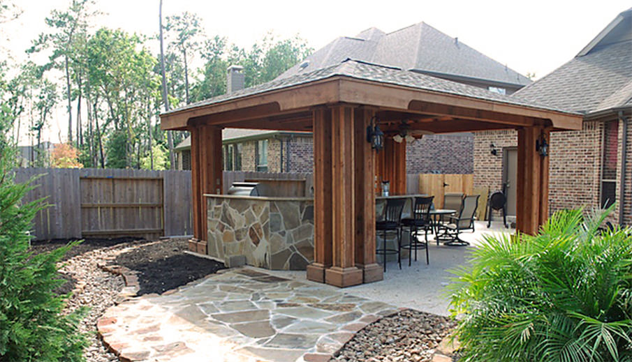 Stone Patios, Decks, Pergolas.